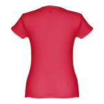 T-shirts baratas personalizáveis, mulher, algodão 150 g/m2 THC Sofia cor vermelho