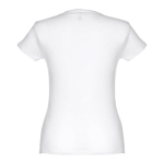 T-shirts baratas personalizáveis, mulher, algodão 150 g/m2 THC Sofia cor branco