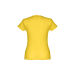 T-shirts baratas personalizáveis, mulher, algodão 150 g/m2 THC Sofia cor amarelo segunda vista