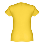 T-shirts baratas personalizáveis, mulher, algodão 150 g/m2 THC Sofia cor amarelo