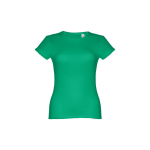 T-shirts baratas personalizáveis, mulher, algodão 150 g/m2 THC Sofia cor verde primeira vista