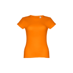 T-shirts baratas personalizáveis, mulher, algodão 150 g/m2 THC Sofia cor cor-de-laranja primeira vista