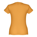 T-shirts baratas personalizáveis, mulher, algodão 150 g/m2 THC Sofia cor amarelo-escuro