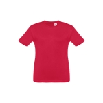 T-shirt personalizada barata para crianças, algodão 150 g/m2 THC Quito cor vermelho primeira vista