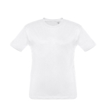 T-shirt personalizada barata para crianças, algodão 150 g/m2 THC Quito cor branco