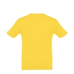 T-shirt personalizada barata para crianças, algodão 150 g/m2 THC Quito cor amarelo