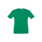 T-shirt personalizada barata para crianças, algodão 150 g/m2 THC Quito cor verde primeira vista