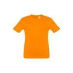 T-shirt personalizada barata para crianças, algodão 150 g/m2 THC Quito cor cor-de-laranja primeira vista