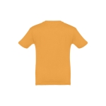 T-shirt personalizada barata para crianças, algodão 150 g/m2 THC Quito cor amarelo-escuro segunda vista