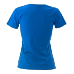 T-shirts de algodão para mulher 150 g/m2 Keya cor azul