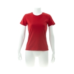 T-shirts de algodão para mulher 150 g/m2 Keya cor vermelho segunda vista