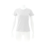 T-shirts de algodão para mulher 150 g/m2 Keya cor branco segunda vista