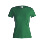 T-shirts de algodão para mulher 150 g/m2 Keya cor verde primeira vista