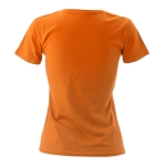 T-shirts de algodão para mulher 150 g/m2 Keya cor cor-de-laranja