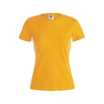 T-shirts de algodão para mulher 150 g/m2 Keya cor dourado primeira vista