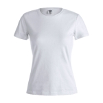 T-shirts para brindes para mulher em algodão 180 g/m2 Keya cor branco