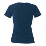 T-shirts para brindes para mulher em algodão 180 g/m2 Keya cor azul-marinho