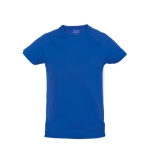 T-shirts desportivas em poliester para criança 135 g/m2 MKT cor azul