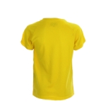 T-shirts desportivas em poliester para criança 135 g/m2 MKT cor amarelo