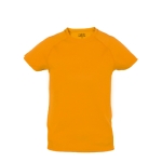 T-shirts desportivas em poliester para criança 135 g/m2 MKT cor cor-de-laranja