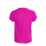 T-shirts desportivas em poliester para criança 135 g/m2 MKT cor cor-de-rosa