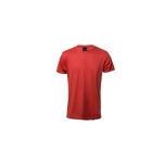 T-shirt desportiva reciclada e transpirável 135 g/m2 MKT Markus cor vermelho primeira vista