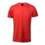 T-shirt desportiva reciclada e transpirável 135 g/m2 MKT Markus cor vermelho