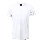 T-shirt desportiva reciclada e transpirável 135 g/m2 MKT Markus cor branco