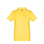 Polos para publicidade infantis em algodão 195 g/m2 THC Adam Kids cor amarelo