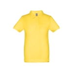 Polos para publicidade infantis em algodão 195 g/m2 THC Adam Kids cor amarelo primeira vista