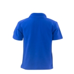 Polo promocional para crianças em algodão 180 g/m2 Keya cor azul