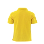 Polo promocional para crianças em algodão 180 g/m2 Keya cor amarelo