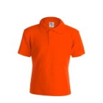 Polo promocional para crianças em algodão 180 g/m2 Keya cor cor-de-laranja