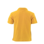 Polo promocional para crianças em algodão 180 g/m2 Keya cor amarelo-escuro