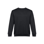 Sweatshirt de várias cores em poliester e algodão 300 g/m2 THC Delta cor preto primeira vista