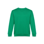 Sweatshirt de várias cores em poliester e algodão 300 g/m2 THC Delta cor verde primeira vista