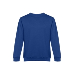 Sweatshirt de várias cores em poliester e algodão 300 g/m2 THC Delta cor azul real primeira vista