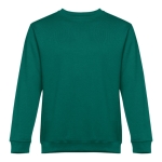 Sweatshirt de várias cores em poliester e algodão 300 g/m2 THC Delta cor verde-escuro