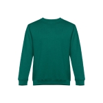 Sweatshirt de várias cores em poliester e algodão 300 g/m2 THC Delta cor verde-escuro primeira vista