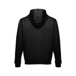 Hoodies com bolso marsupial algodão e poliester 320 g/m2 THC Moscow cor branco/preto segunda vista