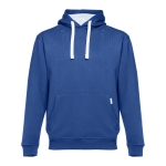 Hoodies com bolso marsupial algodão e poliester 320 g/m2 THC Moscow cor azul real