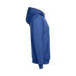 Hoodies com bolso marsupial algodão e poliester 320 g/m2 THC Moscow cor azul real terceira vista