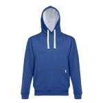 Hoodies com bolso marsupial algodão e poliester 320 g/m2 THC Moscow cor azul real quarta vista