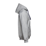 Hoodies com bolso marsupial algodão e poliester 320 g/m2 THC Moscow cor cinzento mesclado terceira vista