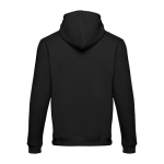 Hoodies com bolso marsupial algodão e poliester 320 g/m2 THC Moscow cor preto/cinzento