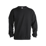 Sweatshirt barata em algodão e poliester 280 g/m2 Keya cor preto primeira vista