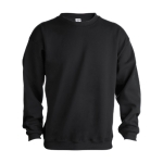 Sweatshirt barata em algodão e poliester 280 g/m2 Keya cor preto primeira vista