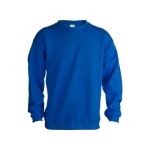 Sweatshirt barata em algodão e poliester 280 g/m2 Keya cor azul primeira vista