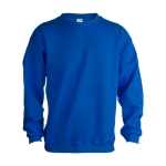 Sweatshirt barata em algodão e poliester 280 g/m2 Keya cor azul