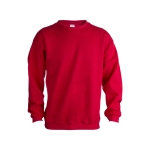 Sweatshirt barata em algodão e poliester 280 g/m2 Keya cor vermelho primeira vista